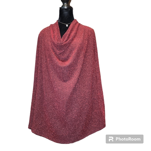 Grace Red Glam Longsleeve Drop Color Size 1X - Picture 3 of 9